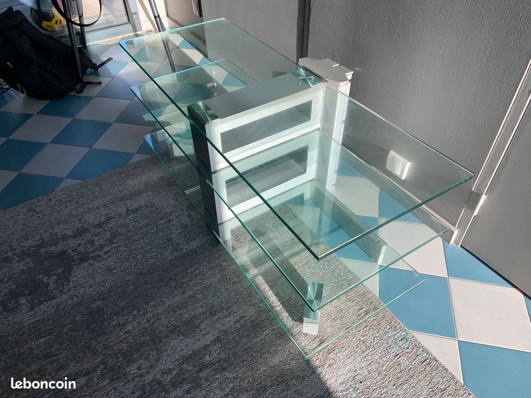 Meuble tv en verre (image 1)