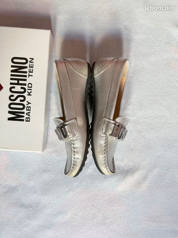 Mocassins Moschino, argenté, fille p.30 (image 2)