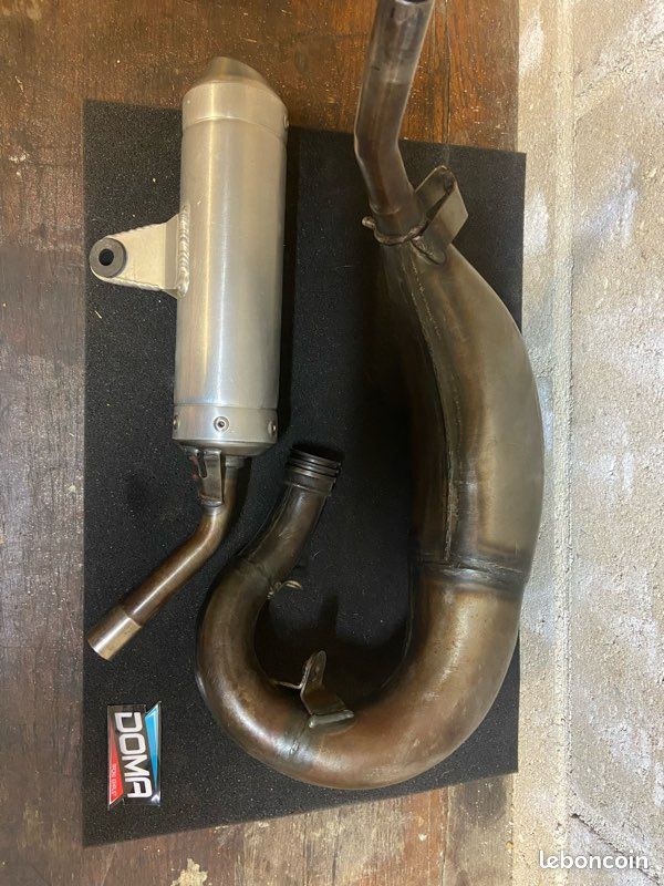 Silencieux D'échappement Neuf DOMA Pour KTM 65 SX (2009-2015) - Légère Oxydation