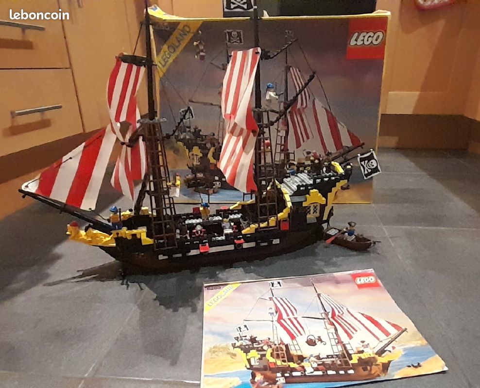 Lego 6285 Retro Lego Pirate Ship Black Seas Barracuda Pirate Ship