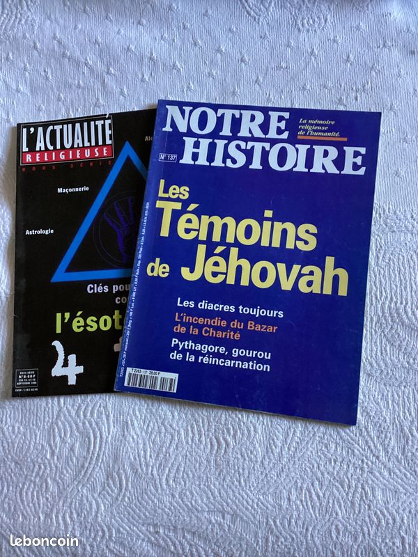 Revues 2 actualité religieuse + Notre histoire (image 1)
