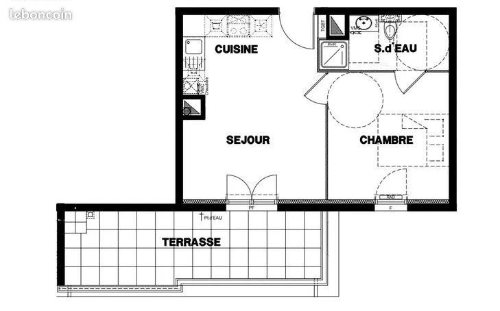 Appartement 2 pièces 35 m² · à Marseille · 35 m² · 895 €/mois