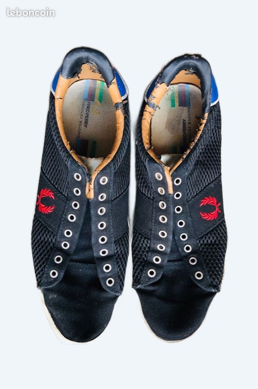 Basket noir cuir Fred Perry taille 41 (image 1)