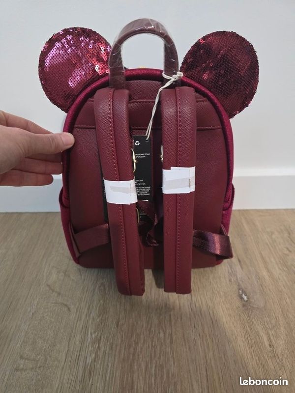 Loungefly minnie velvet bordeaux (image 2)