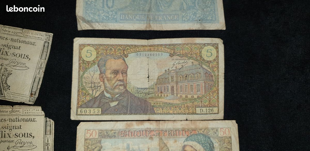 Lot billets et assignants françaises (image 8)