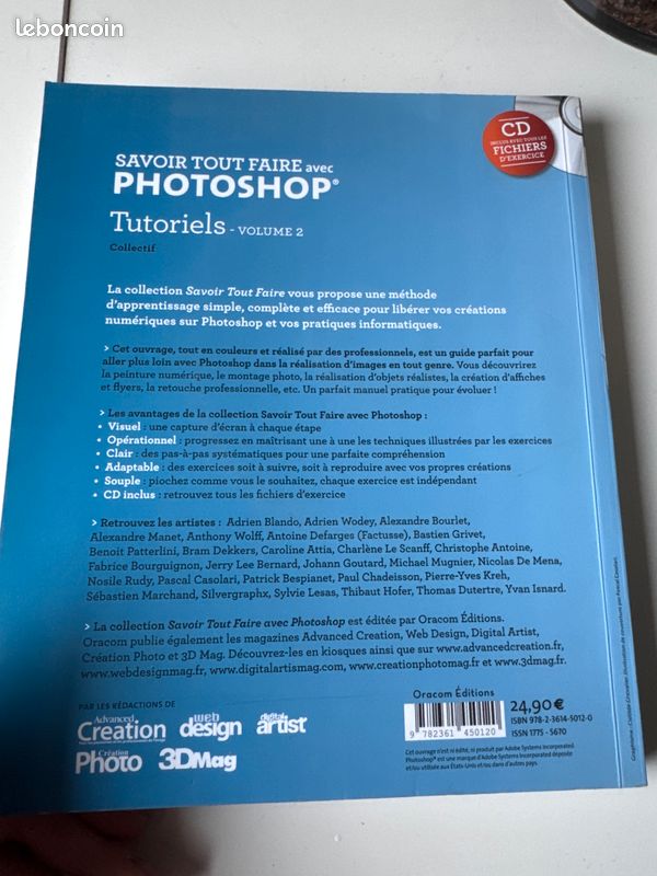 Savoir tout faire avec Photoshop tutoriels et cd livre informatique (image 2)