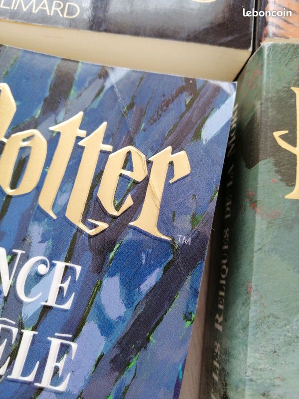 Lot 2 livres Harry Potter Edition Gallimard grand format des années 2000 à 2007 (image 3)