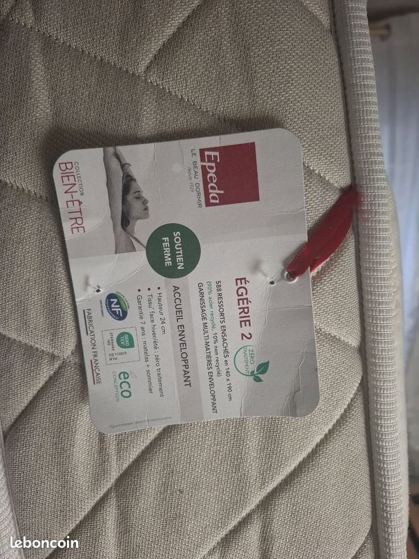 Egerie2 matelas epeda 160x200 cm (image 3)