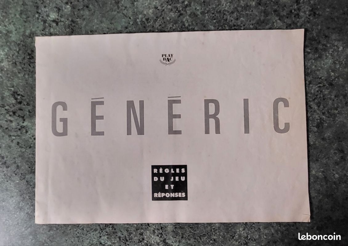 Jeu " Généric " Vintage (image 5)