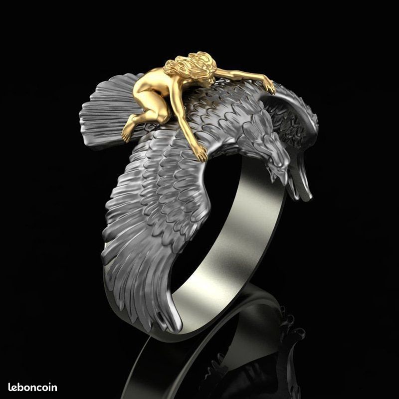 Bague femme nue sur un aigle taille 10 (image 8)