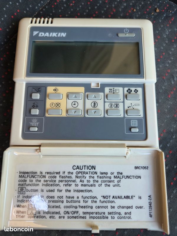 Télécommande filiaire clim daikin (image 1)