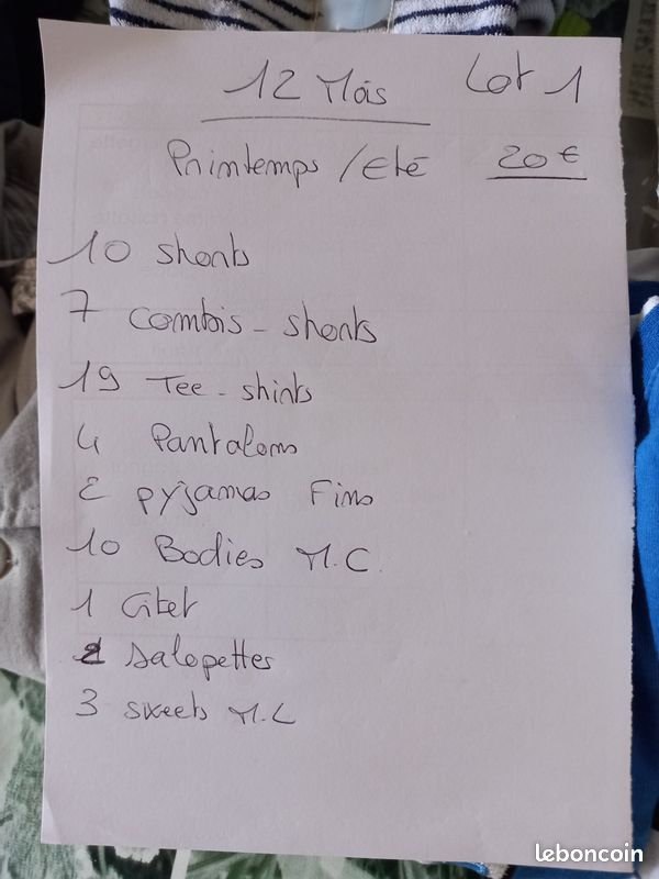 Lots vétements bébés et enfants (image 9)