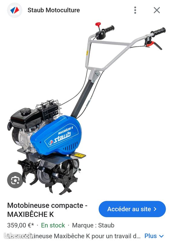 Motobineuse Staub (image 4)