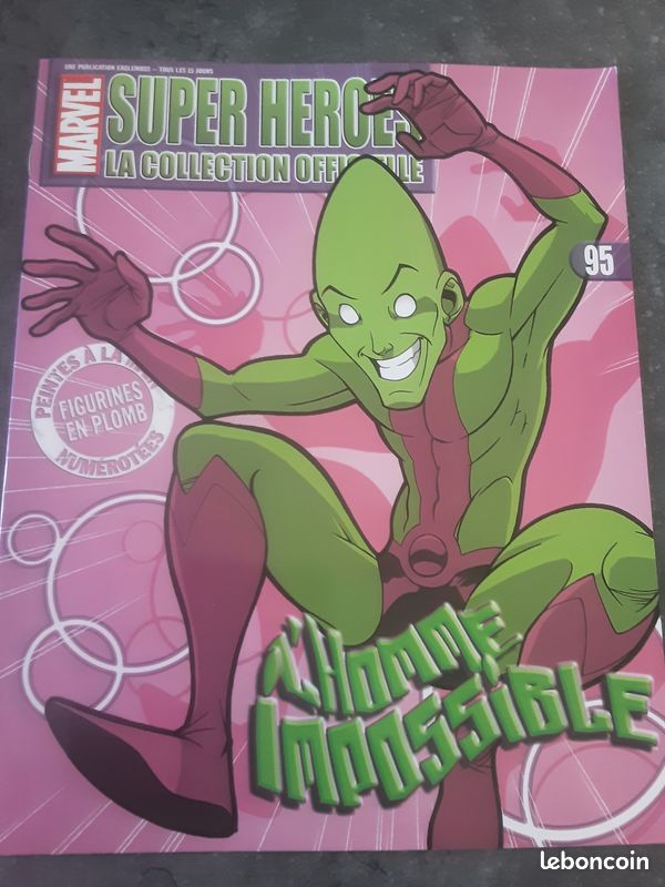 L'HOMME ABSORBANT - Figurine Plomb avec fascicule Marvel Eaglemoss N°88 / NEUF