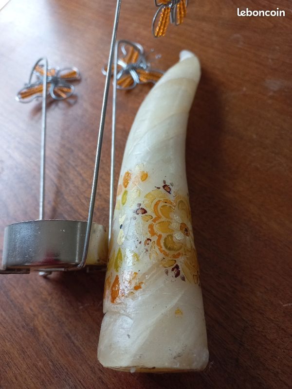 Porte bougie avec papillons (image 1)