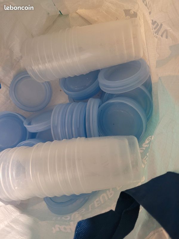 Lot pots conservation plastique philips (image 1)