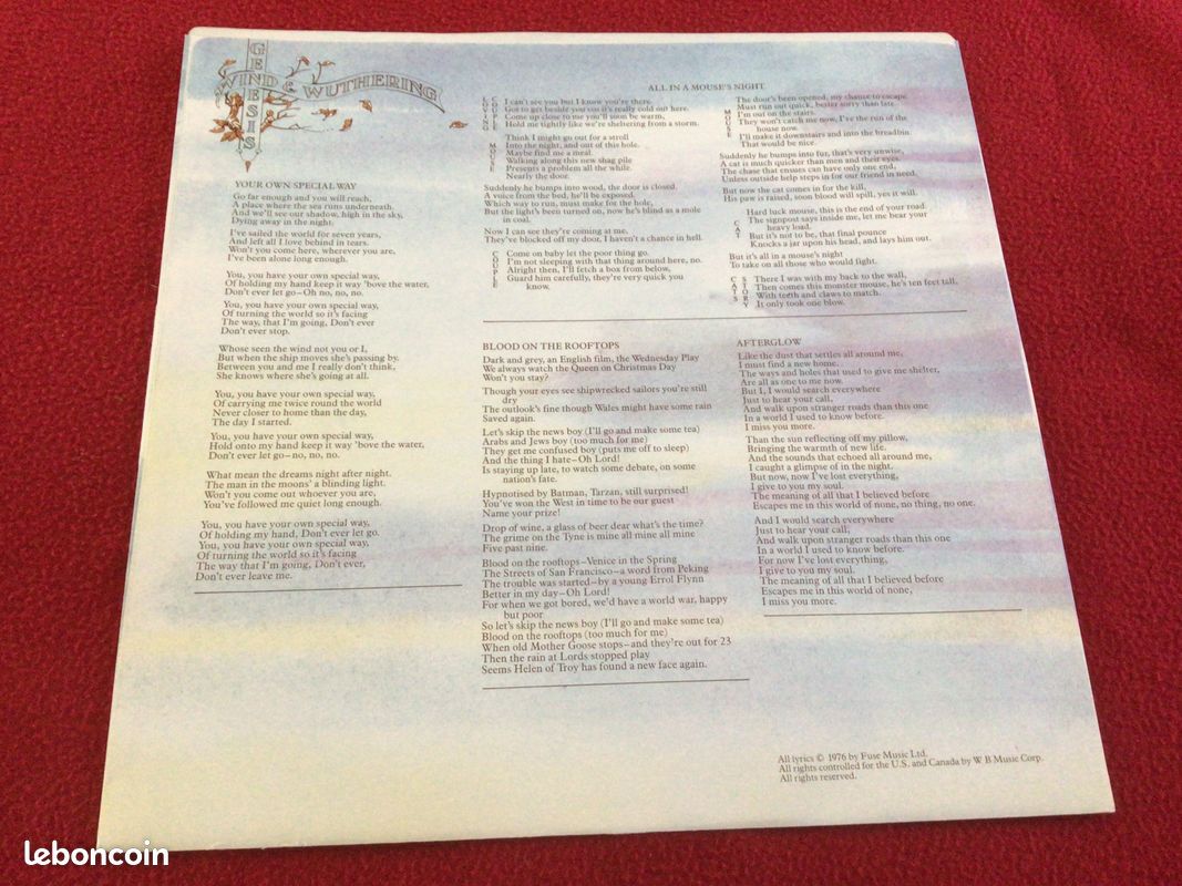 VINYLE 33T Genesis (image 4)