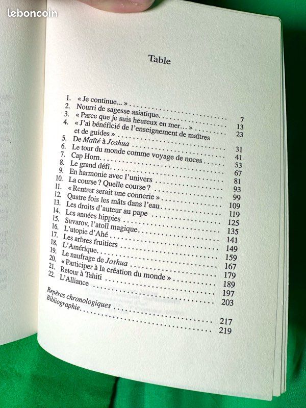 Livre biographie de Jean-Michel Barrault sur Moitessier : Le Long Sillage d’un homme libre en TBE (image 13)