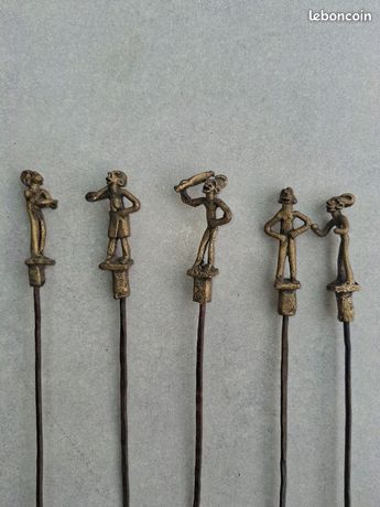 6 pics à brochettes en métal Blooma