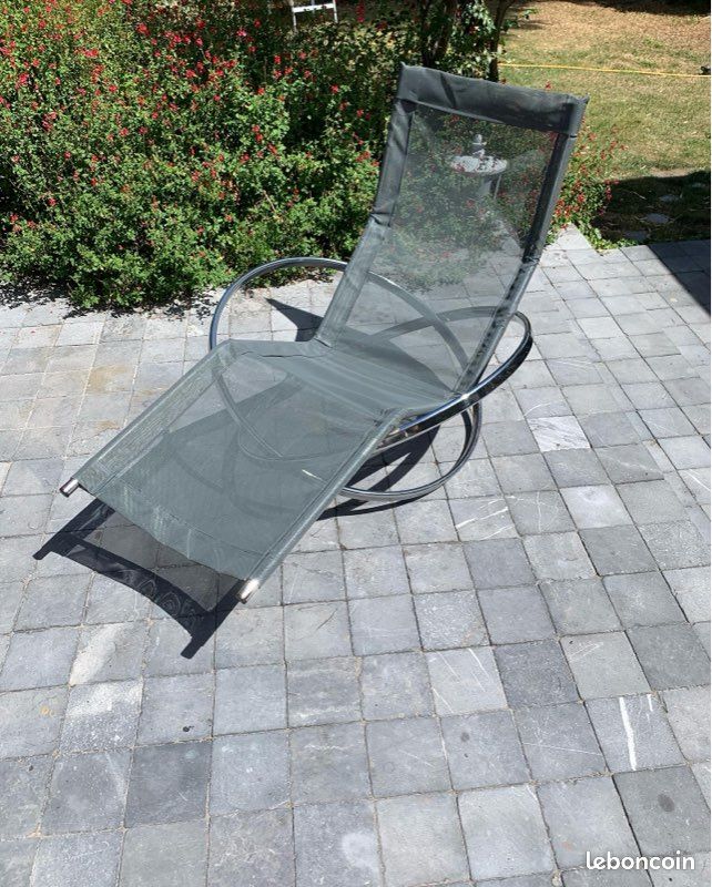 Transat Chaise longue pliable Roger LECAL 1975 (image 2)