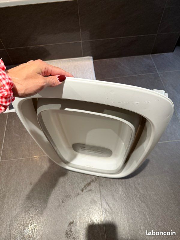 Lot bain bébé Twistshake : baignoire pliable + siège + coussin (image 4)