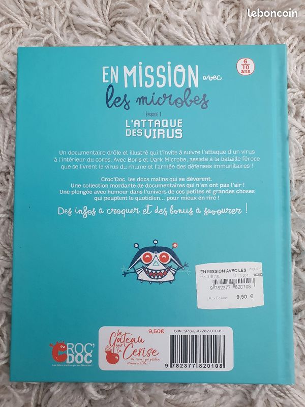 Album jeunesse En mission avec les microbes (image 2)