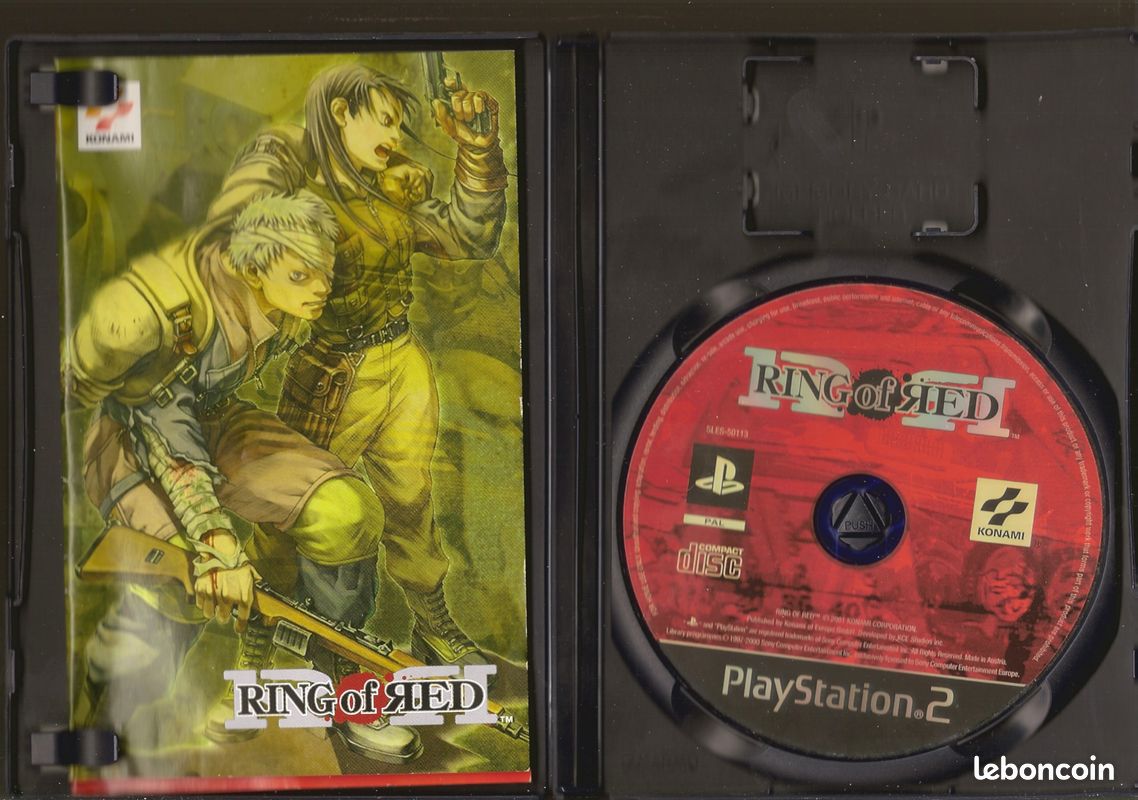 Ring Of Red PS2 – Complet PAL FR, Boîtier Et Manuel, Bon état