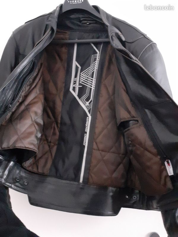 Blouson cuir moto homme (image 2)