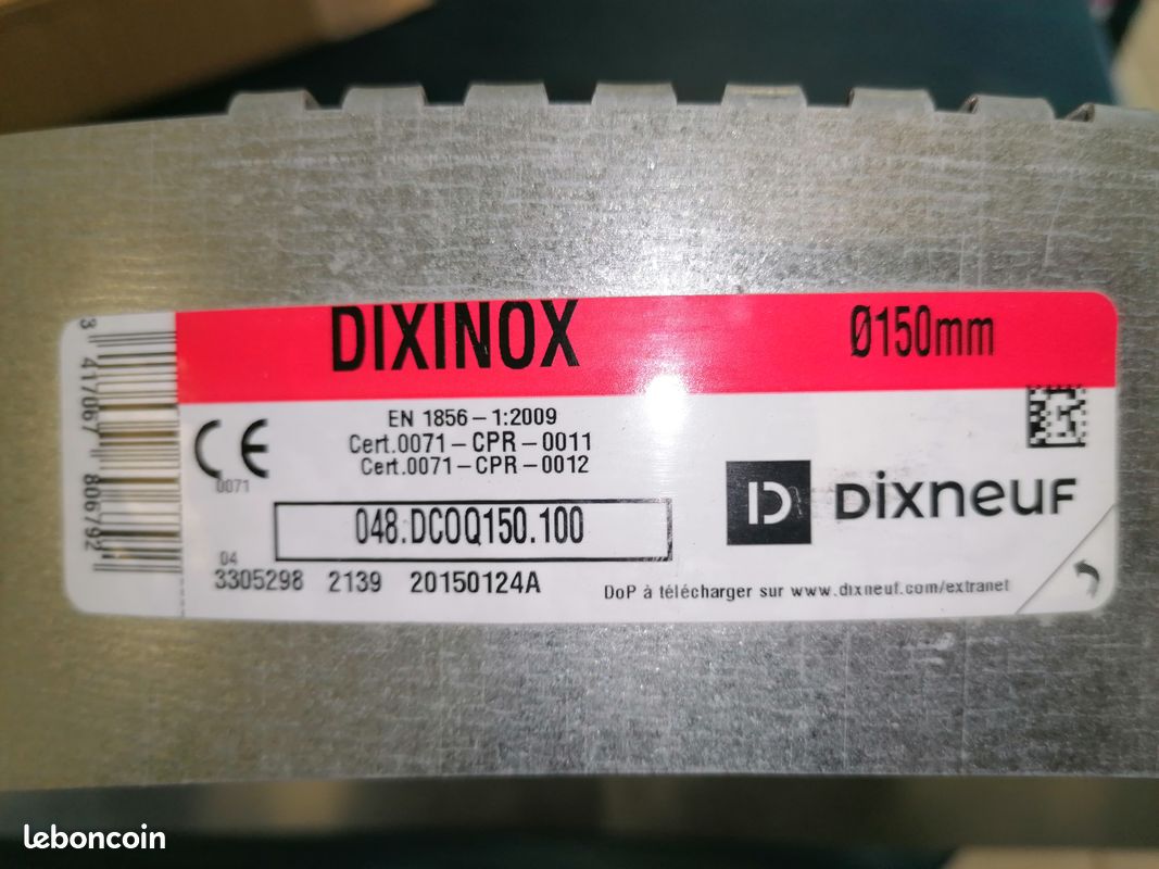Cerclage DIXNEUF pour coquille isolante de conduit de fumée isolé (image 4)
