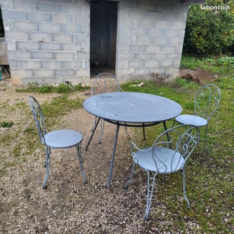 Salon De Jardin Fer Forge Occasion