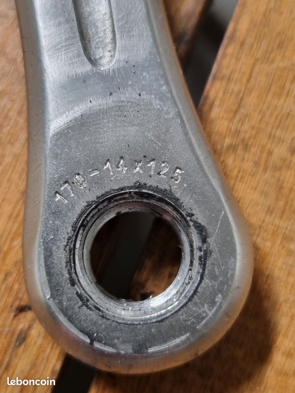 Pédalier Peugeot En Alu Pour Vélo De Route - 40/50 Dents, Manivelles 170mm - Avec Pédales Lyotard