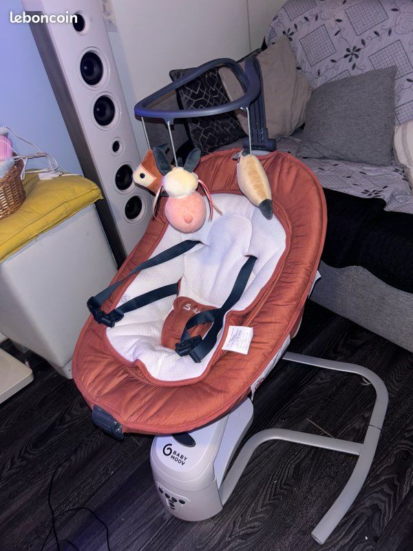 Baby moov Swoon Motion Balancelle électrique - Assise rotative 360° (image 2)