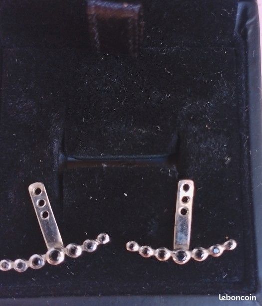 Accessoires boucles oreilles argent (image 1)