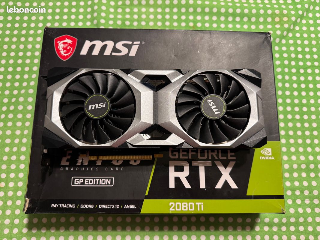 Carte Graphique Msi 2080ti Ventus Oc MSI RTX 2080 Ti VENTUS GP