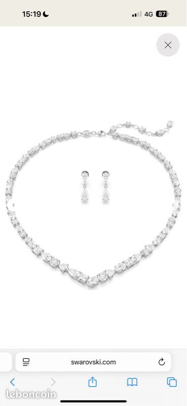 Parure Mesmera Swarovski Montres Bijoux