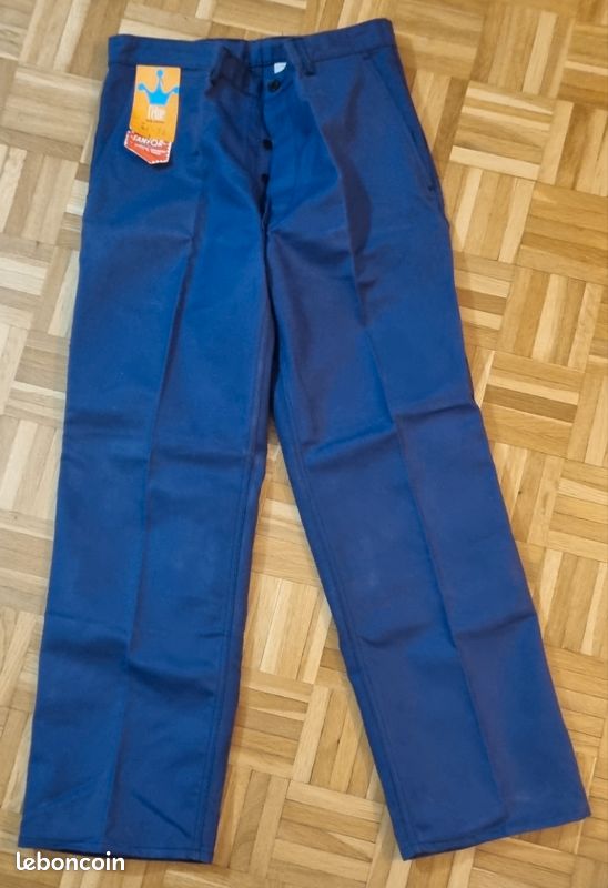 Pantalon de travail Mercure 100% coton bleu bugatti