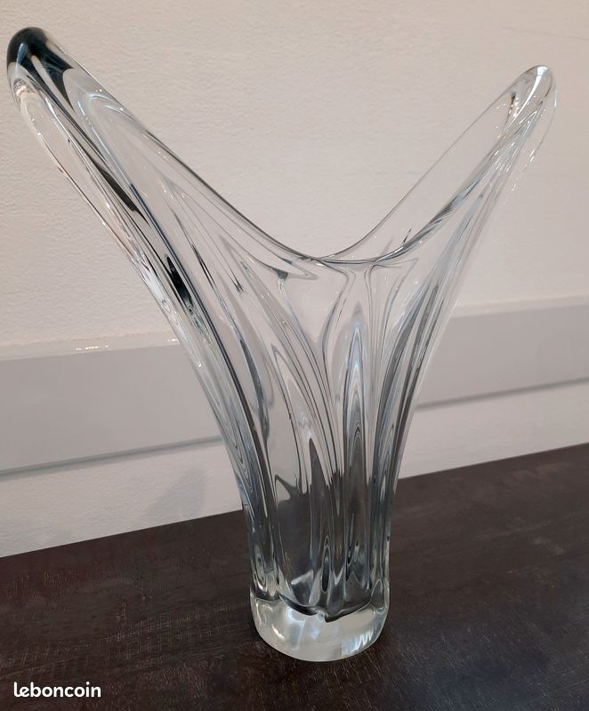 Vase cristal "Art Vannes France" (image 3)
