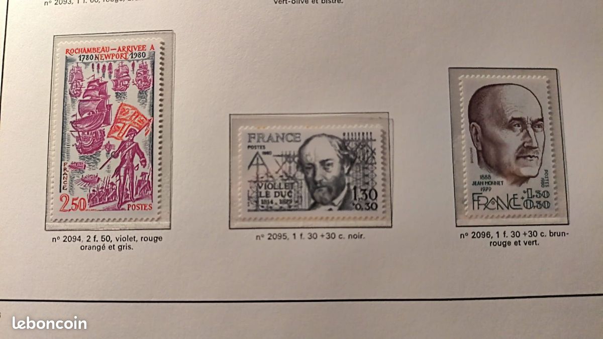 1918 à 1921 france année complète neufs
