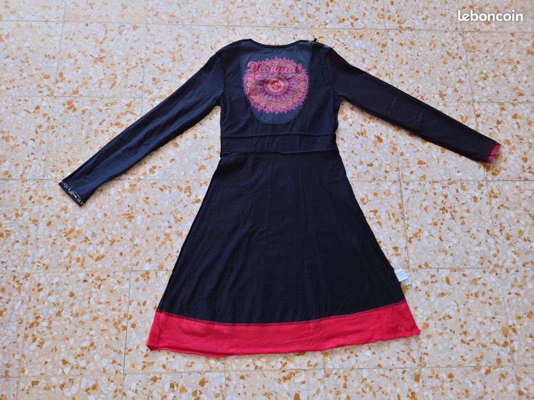 Robe Longue Noir Desigual Femme - 2331601-noir00
