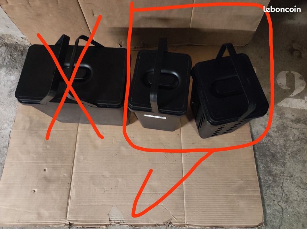 2 poubelles de tri Ikea très bon état ;:-+ (image 2)