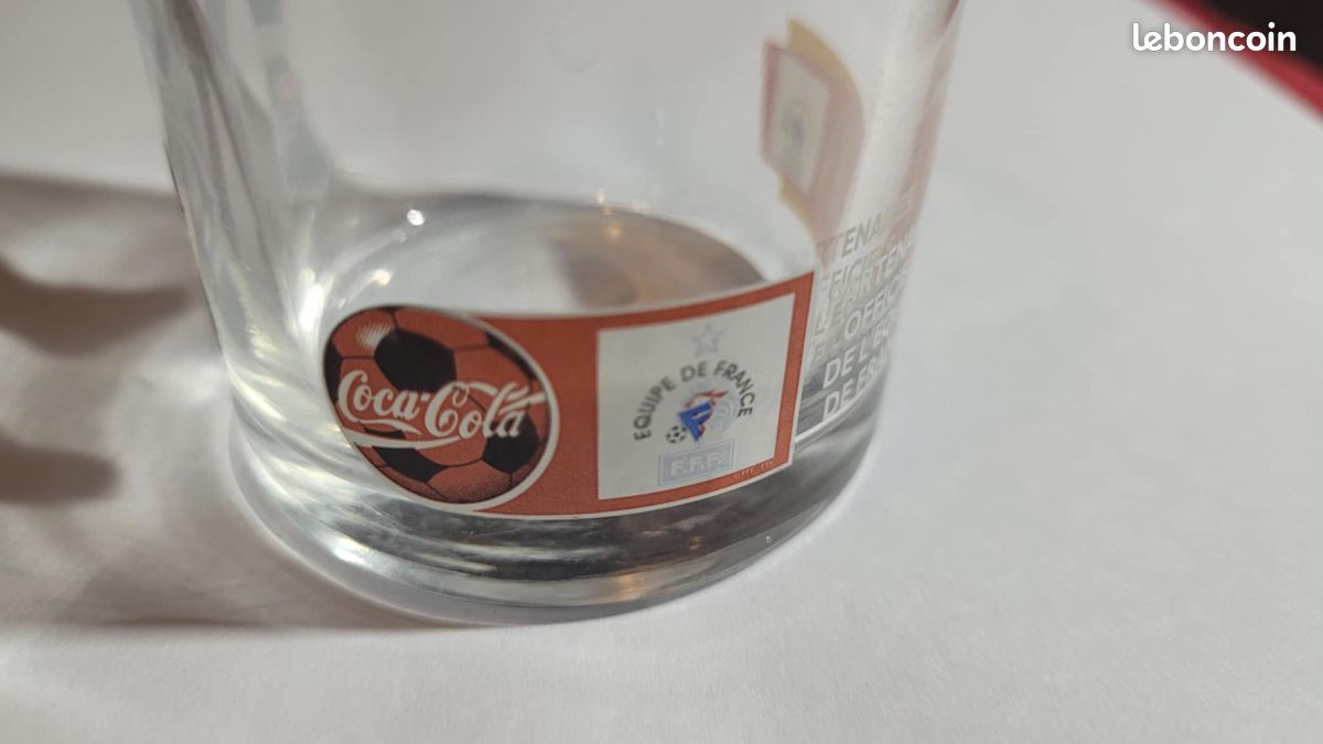 Vintage France 98 Beer Tankard Glasses x 2 Coupe Du Monde
