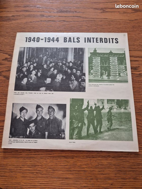 Aimable - "1940-1944 Bals Interdits 33 tours (image 3)