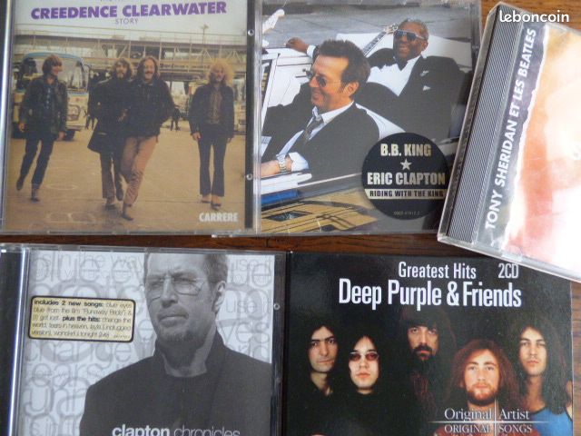 Lot de 7 dvd clapton/ike turner/creedence/beatles/john lee hooker (image 2)