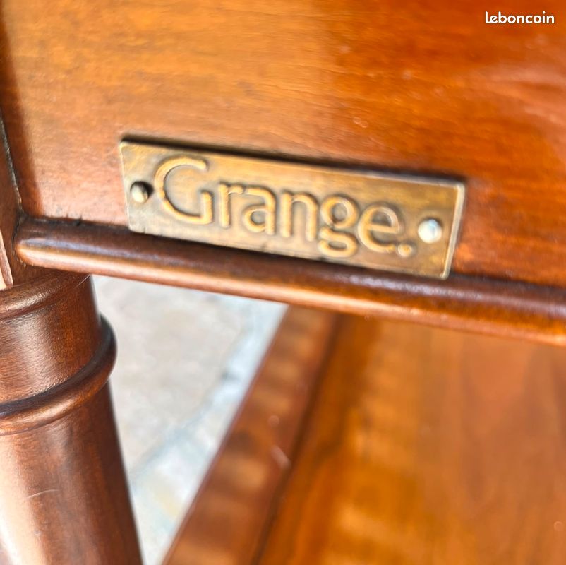 Table basse bois massif avec plateau verre (image 4)