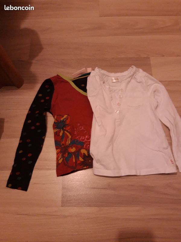 Hauts manches longues fille 3 ans (image 1)