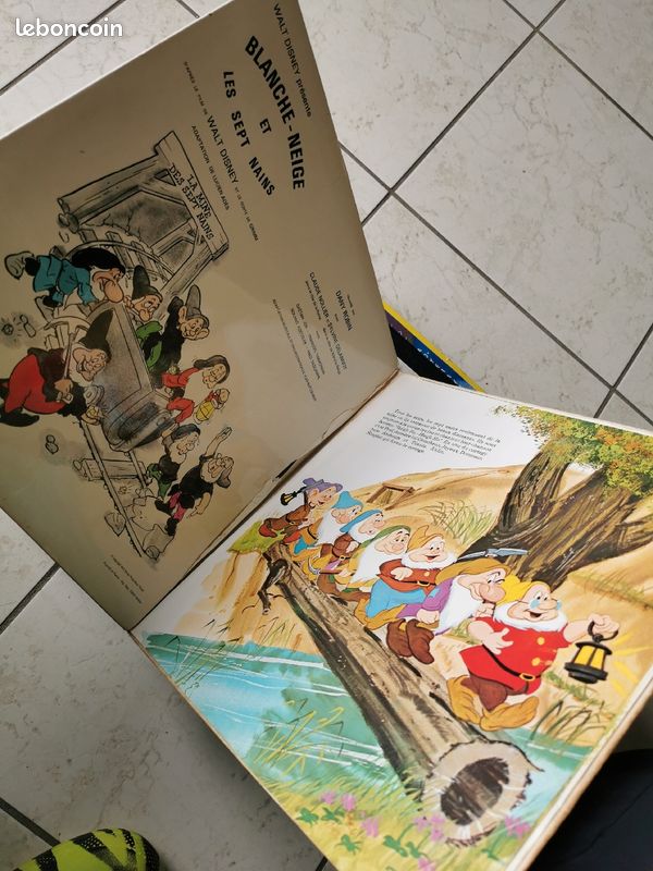 Vinyl 33 tours de Blanche neige et les 7 nains (image 3)