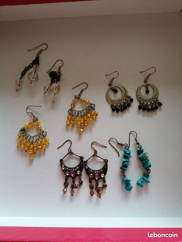 Boucles d'oreilles pour oreilles percées (image 1)