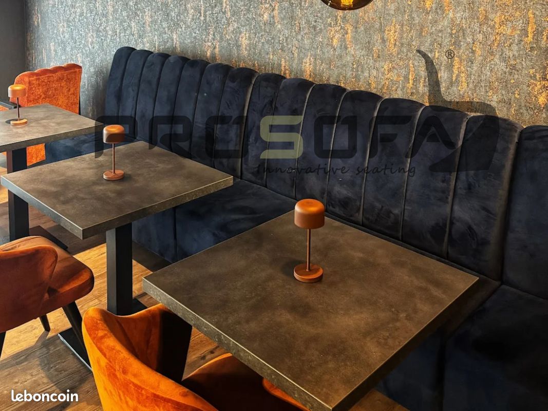 đïž Banquette restaurant bars cafĂ©s snack fast food | Mobilier HORECA CHR đȘ (image 5)