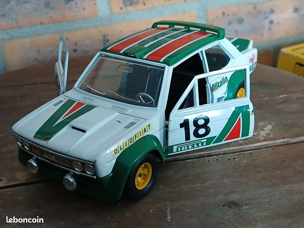 Alitalia Burago Fiat 131 Abarth Rally Burago Bburago Fiat 131