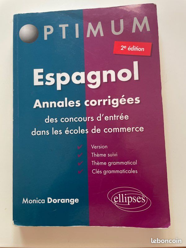 Espagnol annales corrigées ecoles de commerce Optimum (image 2)